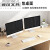 韩国品质小石电脑桌书桌书柜组合家用写字简约学生学习卧室桌电竞 级三抽100欧文莱灰色