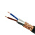 起帆电线电缆 RVVP2*0.5平方屏蔽线信号传输线电源线 2芯铜芯软护套线 黑色 100米