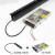 智能磁吸轨道灯遥控涂鸦网关线性灯智能控制器调光调色配件 窄版-轨道直通对接模块
