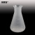 安赛瑞 塑料三角烧瓶（2个装）广口烧杯锥形瓶带刻度 化学实验塑料三角烧杯100ml可定制 600008
