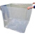 PE透明四方袋防尘防雨加厚立体方底塑料袋大型机器生产设备包装袋 (长130*宽120)*高200cm