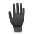 瑞珂韦尔（Rockwell）LL1003 15针灰莱卡丁腈细磨砂涂层劳保手套防滑透气舒适耐磨工作防护手套8寸 5双装