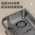 家韵（jiayun）厨房水槽沥水篮不锈钢伸缩洗菜盆池洗菜盆滤淘篮洗碗池置物架 哑灰-厨房ABS沥水架