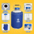 幕山络 液氮存储罐30升80mm口径小型便携式冷冻低温桶生物容器桶 YDS-30-80