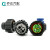 1-967402-3 2孔汽车防水连接器母端TE型圆形DIN插头1-1813099-3 2孔绿母端3-1813099-3(含端堵)