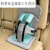 汽车载婴儿童安全坐垫宝宝坐垫可携式电动轿四轮简易通用绑带增高 6个月到3岁带增高垫（1436斤）格纹