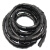 耐盾高 缠绕管 塑料绕线理线保护套黑色螺旋整线器束线管 16MM 一包5米