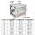 锡膏印刷机小型气动CDQ2B薄型气缸CQ2B25-5/10/15/20/30/35/40*50 CQ2B25-15D加强
