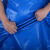 军澜 加厚防雨布防水防晒遮阳棚布苫布盖布彩条布PE塑料蓝橘篷布 2*3m