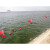 海洋航道大浮标球河道湖泊浮球浮漂安全警示标志水位渔网塑料浮球憬芊 浅灰色 新φ30cm串心橙红 其他