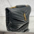 圣罗兰（YSL）女包单肩包斜挎包手提包绗缝皮革信封包腋下包2024秋季新款 黑色