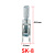 SK屏蔽接线端子SK5814202835接地端子防电磁干扰线夹屏蔽线 SK8