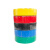 PVC电气胶带绝缘电工胶带无铅阻燃防水胶布 红黑绿蓝色 彩装5卷（10米/卷）