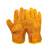 电焊手套牛皮防烫焊工耐磨焊接短款柔软加厚劳保防护工作手套 黄色6双