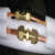 加厚空调铜管延长专用对接头 铜钠子 双接头 铜管加长对丝 免焊接 1.5匹2匹对接头加螺帽 12和6