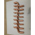 LZJV点焊机电极头碰焊电阻焊头弯头S型大弯电极铬锆铜电极现货可定制 16*50*80（平）