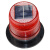 定制适用夜间太阳能警示灯爆闪灯磁吸式LED车顶闪光灯塔吊船用频 普通款太阳能红色