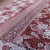 云漫卿老式线毯 老式线毯纯棉双人床单厚三米炕上单针织特大土炕单沙发l 红色牡丹花 长1.6米乘宽2.3米