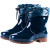 回力雨鞋雨靴短筒防滑防水鞋工胶鞋男女通用 553短筒蓝色 40码 