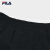 FILA 斐乐官方男士梭织长裤2024夏季新款舒适休闲时尚收口工装裤 正黑-BK XL 180/88A