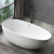 帕力美亚克力民宿酒店网红浴缸独立式家用小户型鹅蛋水滴型一体式浴盆 空缸 3m
