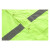 冰禹 环卫雨衣套装 防汛救援劳保警示安全交通施工雨衣 分体兰格条 绿色L BYT-76