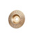 梵选 角磨机木搓轮茶盘根雕款弧形木工打磨塑型刺盘木锉抛光一片 金色斜面100mm 
