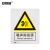 安赛瑞 警告类安全标识牌（噪声排放源）塑料板安全标牌 警示标牌 250×315mm 30823