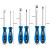 保拉6件套十字一字强磁性螺丝刀套装家用维修螺丝批组1802 6件套强磁螺丝刀