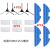 适配科语智能扫地机器人C500/CL512专用边刷毛刷海帕过滤棉网抹布 刷*2 帕*6 布*4