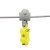 万尊 天车吊线滑轮电动葫芦行车钢丝绳放线滑车 4号半塑料轴承轮-6个装 