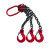 起重工具 起重链条吊具 三爪吊链 WLL20t 4米