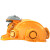 OLOEY适用 安全帽带风扇夏季工地降温遮阳太阳能制冷空调多功能可充电的头盔 黄色双风扇20000+太阳能+头