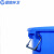 蓝鲸环卫 蓝色50L 大号加厚塑料水桶带盖圆桶储水桶大白桶蓝桶垃圾塑胶桶LJHW-9125