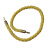 南 HCLG-S 自锁栏杆绳 S型金色 钛金扣 栏杆座专用挂绳1.5米 带锁栏杆绳