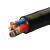 鹏贺 电线电缆 RVV4*6+1*4平方 国标铜芯电线 全项保检大功率电源线 1米价