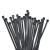 冰禹 尼龙扎带 塑料捆绑扎线束线带自锁式扎带 4.8*400mm(黑色50条) BYyn-764