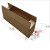 适用长条纸箱1米110cm包装盒回音壁滑板车模特搬家长方形加硬牛皮纸箱 超长100*30*30cm 5层加硬材质(厚度5mm)