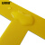 安赛瑞 桌面5S管理定位贴 办公用品物品定置标识标贴 T型 黄色 100片装 长3cm宽3cmm 28072