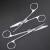 海斯迪克 不锈钢手术剪刀 实验室用多功能医疗剪 弯尖12.5cm