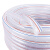 海斯迪克 HKW-187 PVC纤维增强软管 自来水塑料水管 蛇皮水管 工地塑料网线管 内径*厚度32*2.7mm 50米