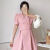 爱图荣法式小个子西装连衣裙女年夏季新款收腰显瘦气质超仙甜美裙子 白色版 S 85-100斤