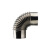 欧杜（oudu） 工业镀锌90度排烟管圆波纹螺纹管；直径110mm