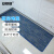 安赛瑞 厨房地垫 洗手间浴室防滑垫 50×80cm 长条地毯脚垫门垫 吸水脚垫 条纹蓝色700636