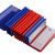 仓库货架标识牌强磁性分区标签牌材料卡套库房仓储磁铁分类标示牌 50个蓝色4.0*7.0cm强磁(含纸卡)