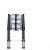 折叠梯加厚铝合金梯子便携式竹节升降梯子工程梯伸缩梯 升级款-德标单面梯6.2米带平衡杆 承重150公斤