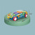 宝孩星 儿童小汽车玩具惯性耐摔透明齿轮灯光玩具车儿童玩具车礼品  列车【带灯光+联动齿轮】