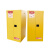 西斯贝尔 WA810601 易燃液体安全储存柜自动门60Gal/227L黄色 1台装