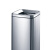 南 SF23-F01 南方长方形房间桶 砂银钢 餐厅商用垃圾桶 无盖果皮桶不锈钢垃圾桶 23L容量