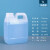 HDPE耐酸碱密封5升化工包装桶5KG小方桶壶消毒液2.5l塑料桶 2.5L-乳白色